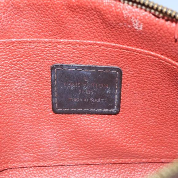 LOUIS VUITTON Damier Ebene Pochette Cosmetic PM Pouch N47516 LV Auth 109942 - Picture 9 of 16